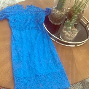 Gorgeous blue lace dress!!!! Nee Vici Collection